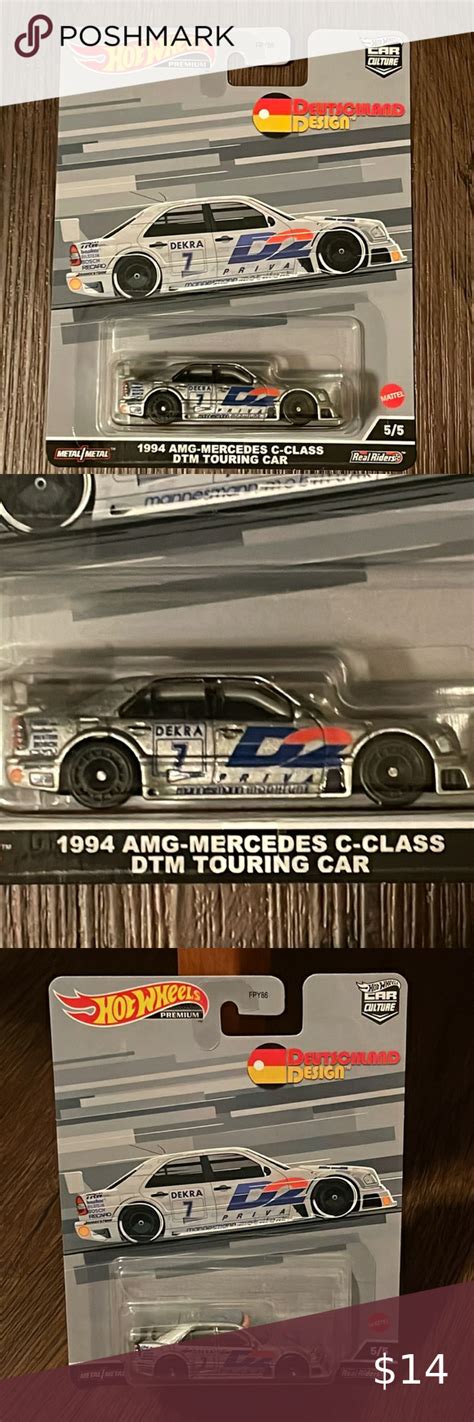 1994 AMG Mercedes C Class DTM Touring Car Hot Wheels Premium Car Culture 2022