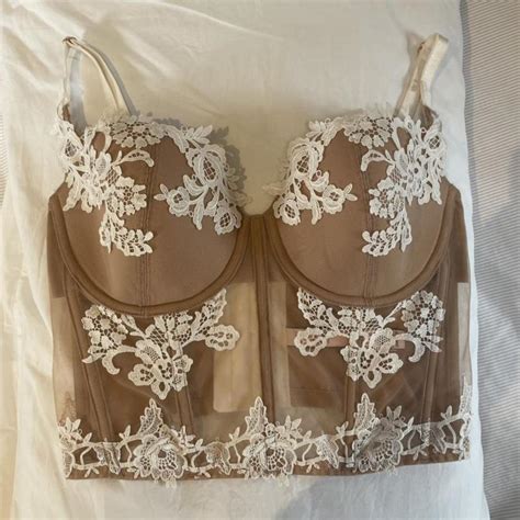 Victorias Secret Corset Size 32DD Pinky Nude With Depop
