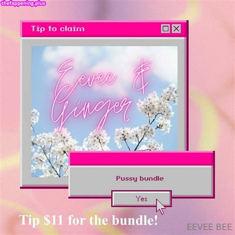 Eeveebeeshow Eevee Bee Eeveebee Nude OnlyFans Photo The Fappening Plus