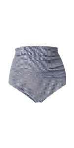 Amazon Balasami Women S Retro High Waisted Bikini Swimsuit Bottoms Ruched Vintage Swim