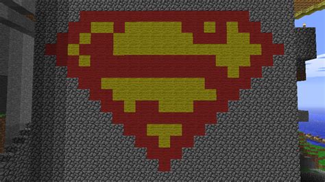 MineCraft 'Pixel Art'-Superman by twistedanimations on DeviantArt