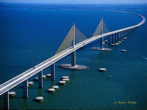 Sunshine Skyway Bridge Florida Wallpapers Wallpaper Cave