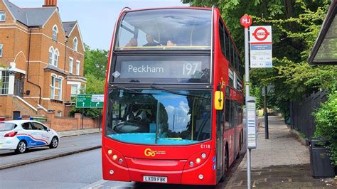 EXTREMELY RARE Journey On The London Bus Route 197 Enviro400 E118