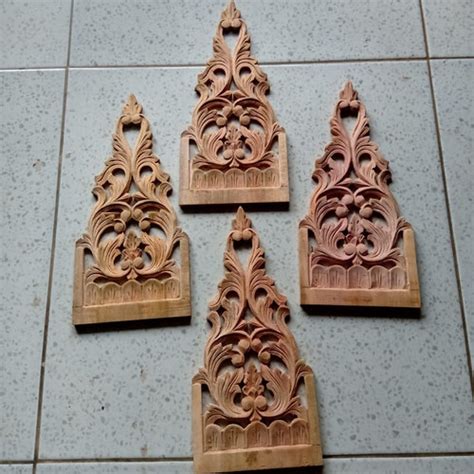 Jual Ornamen Ukiran Kayu Ornamen Ukir Soko Custom Kab Jepara