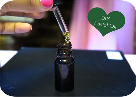 Diy Nourishing Facial Oil