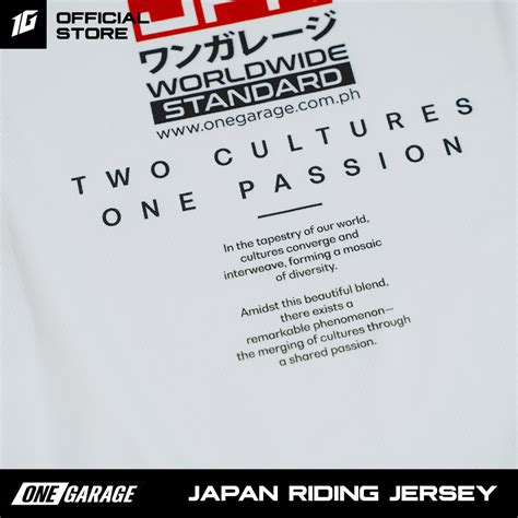 1g Japan Riding Jersey 2023 1g One Garage