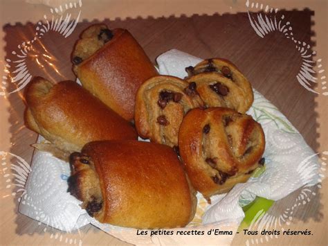 Les Petites Recettes D Emma Petits Pains Au Chocolat Et Escargots Aux