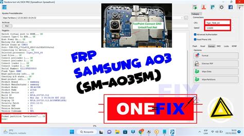 🔥SAMSUNG A03 (U1) SM-A035M🔥FRP (PERSISTENT) PANDORA TOOL - YouTube
