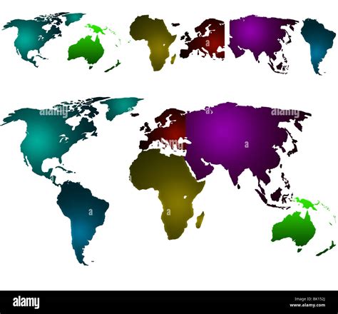 Purple World Map Vector Cut Out Stock Images Pictures Alamy