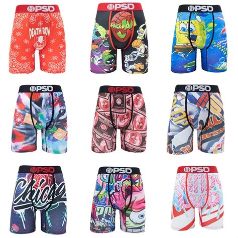 Moda Masculina Estampada Roupa Interior Boxer Calcinha Masculina Lingerie Cuecas Calcinha Sexy S