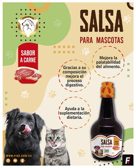 FIGAPETS SALSA PARA MASCOTAS Mejor Palatibidad Para El Alimento