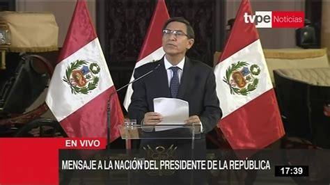 Martin Vizcarra Disuelve El Congreso Con Voz De Fondo De Fujimori