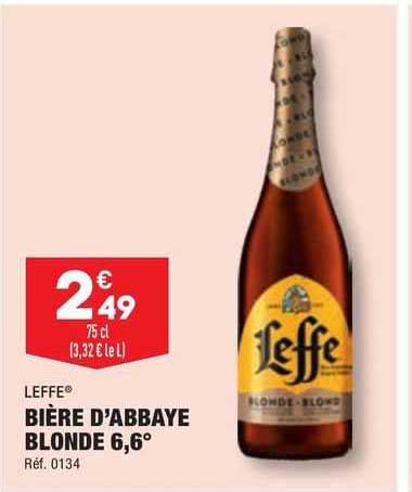 Promo Bière D abbaye Blonde Leffe chez Aldi iCatalogue fr