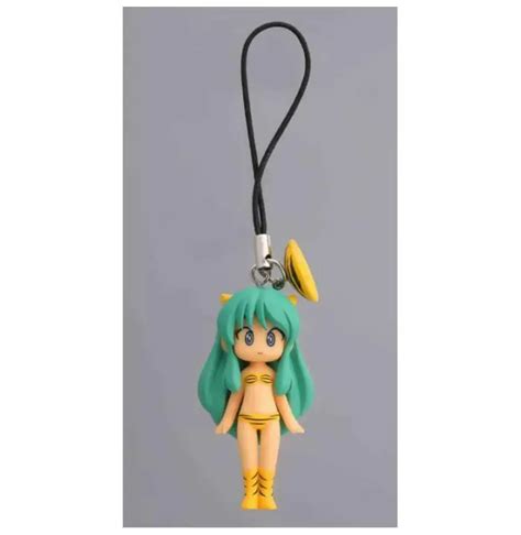 LAMU URUSEI Yatsura Capsule Q Fraulein Lum Invader Tiger Bikini Phone Strap EUR
