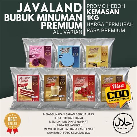 Jual Javaland Premium Mix Bubuk Minuman Kekinian Aneka Rasa Kg Minuman