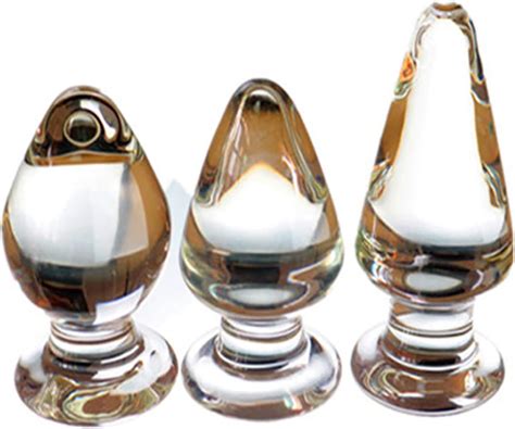 60Mm Glas Analplug Große Kristall Glas Anal Spielzeug Kugeln Dilatator