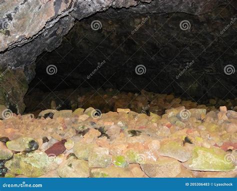 Caves Easter Island Stones And Moisture Caves Stock Image Image Of