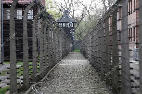 Valla El Ctrica En El Antiguo Campo De Concentraci N Nazi Auschwitz I