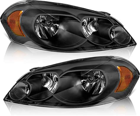 Amazon WEELMOTO Headlights Assembly For 2006 2013 Chevy Impala