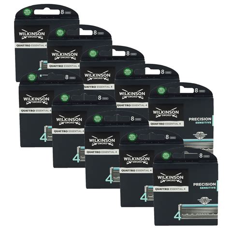 Wilkinson Sword Quattro Titanium Sensitive 10 x 8 Ra