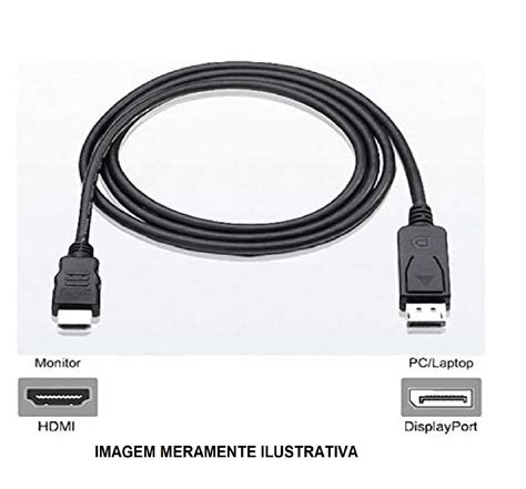 Somos Importador E Distribuidor De CABO DISPLAYPORT PARA HDMI 1M