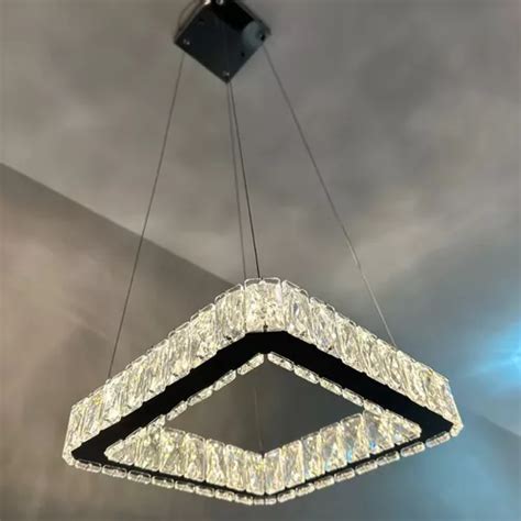 Lustre Pendente Cristal K9 Moderno Bivolt 4000k 30cm Parcelamento Sem