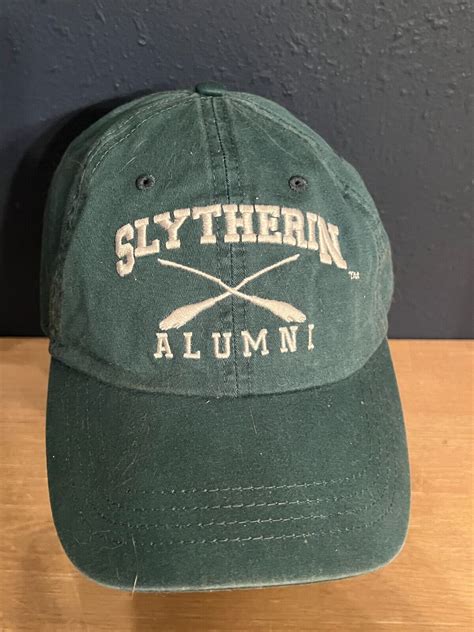 Harry Potter Slytherin Alumni Hat Adjustable Hat Gem