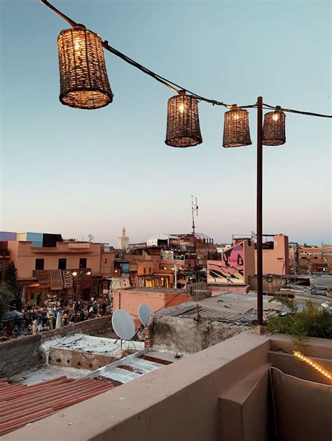 Nomad restaurant rooftop in Marrakech Photo by @isabeltonelli