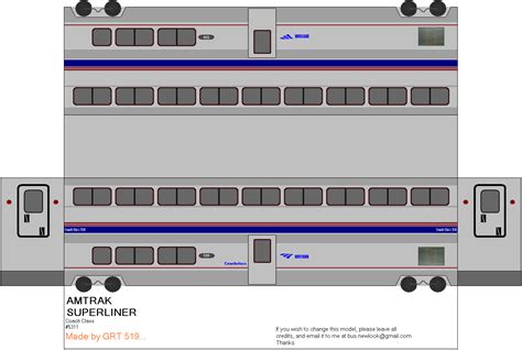 Paper Train Models: DIY Bi-Level Subway Cars