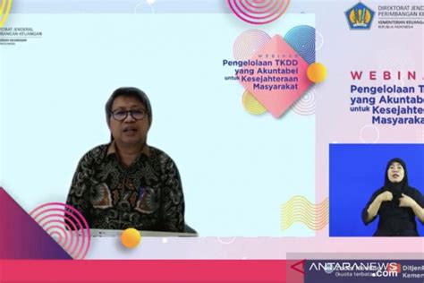 Kemenkeu Arah Kebijakan Tkdd Dukung Penguatan Ekonomi Nasional