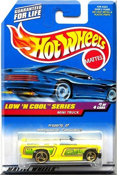 Hot Wheels Mini Truck 1998 Low N Cool Series 1 4 Collector 697 Yellow Contemporary