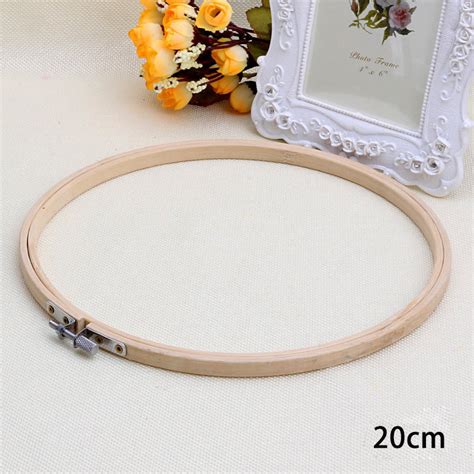 Cm Wooden Frame Cross Stitch Machine Embroidery Hoop Ring Bamboo