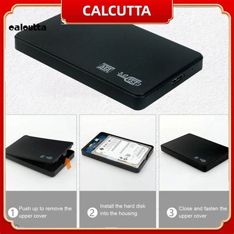 Calcutta กล่องฮาร์ดไดรฟ์ภายนอก Hdd 25 นิ้ว บางพิเศษ ความเร็วสูง ไม่ต้องติดตั้ง Otg ฟังก์ชั่น