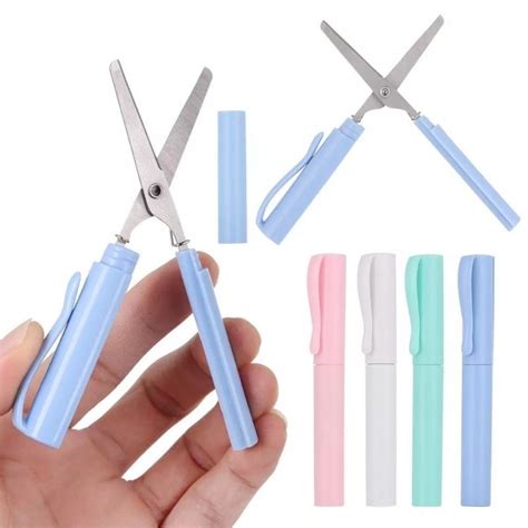 jual gunting kertas aesthetic lipat portable scissors gunting portabel