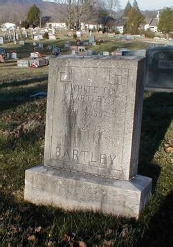 White Charles Bartley Memorial Find A Grave