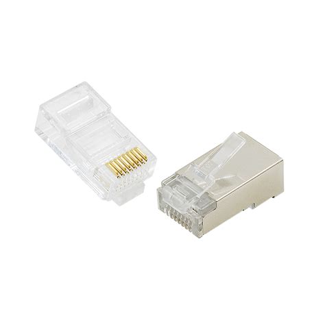 Conector Ethernet Cat 6 Macho Utp Ftp Rj45 Gaestopas