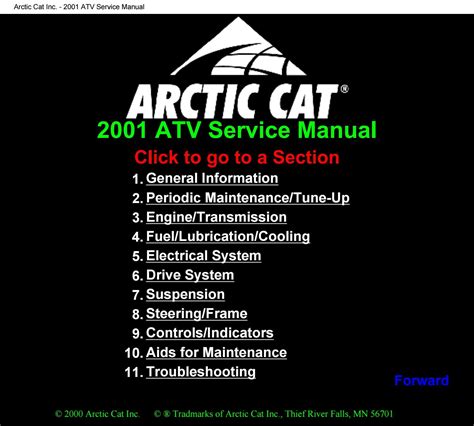 Arctic Cat Arctic Cat X Atv Service Repair Manual By