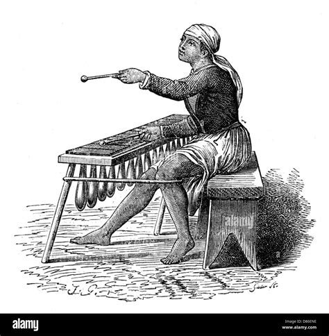 Central American Music The Marimba Stock Photo Alamy