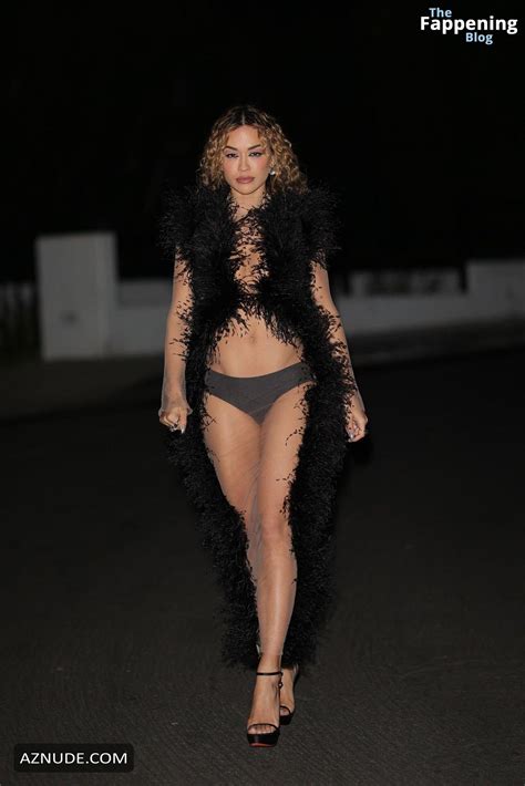 Rita Ora Sexy Shows Off Her Hot Ass At The Years Of Music With Costa Brazil Party In Los