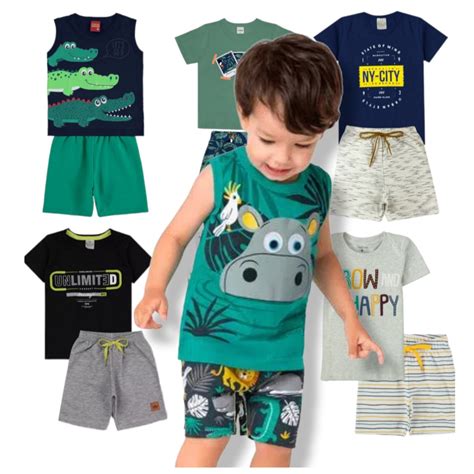 Roupa Infantil Para Menino - KIT 6 PEÇAS - Roupa Infantil Menino Masculino Qualidade Premium Alto ...
