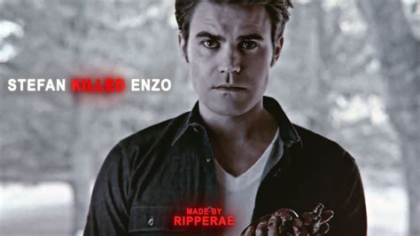 Porque Stefan Mata Enzo - Stefan killed Enzo S8 The Vampire Diaries - YouTube