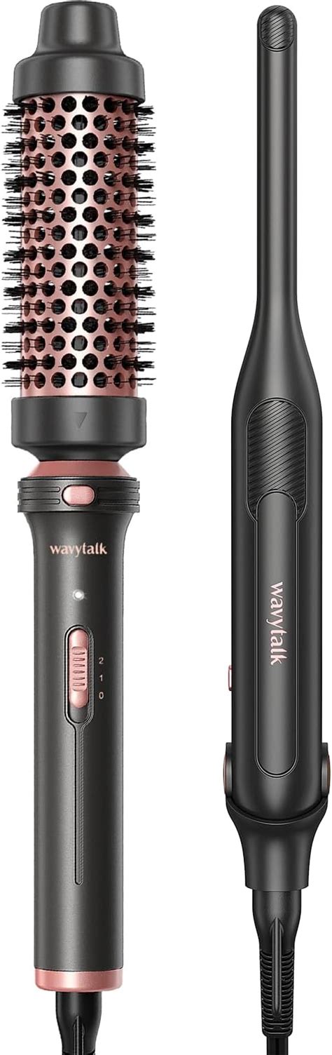 Amazon Wavytalk 1 1 2 Inch Thermal Brush And 3 10 Pencil Flat