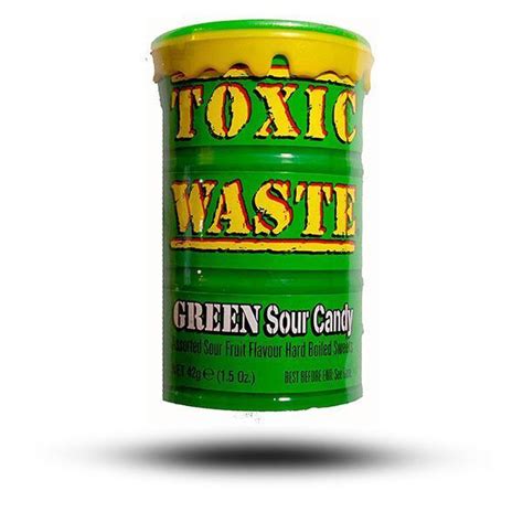 Toxic Waste Green Sour Candy 42g Candysky