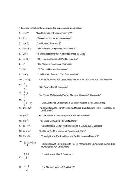 MatemÁticas Sobre Ecuaciones Y Lenguaje Coloquial