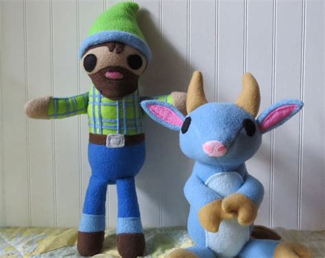 Paul Bunyan And Babe The Blue Ox Plush Folktale Plush Etsy