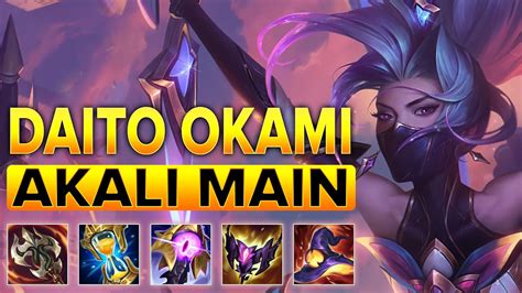 Daito Okami Akali Montage EUW Grandmaster Akali Main YouTube