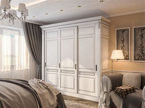 Шкаф купе белый классика (96 фото)
