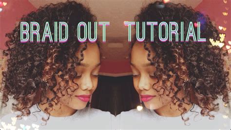 Tutorial Braidout On Transitioning Hair Youtube