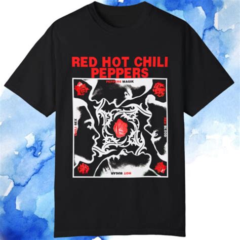 Vintage Red Hot Chili Peppers Blood Sugar Sex Magik T Shirt TokoPyramid