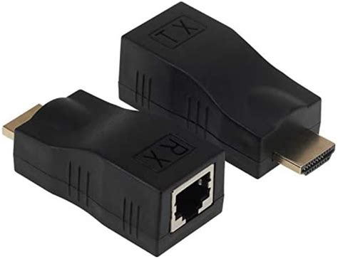 Ripley ADAPTADOR EXTENSOR HDMI A ETHERNET RJ45 CAT 5E 6E